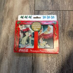 Coca-cola vintage playing cards
